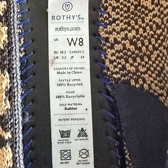 Rothy’s The Point Leopard Womens 8 Pointed Toe Ballet Flats Brown Animal Print - Picture 8 of 14